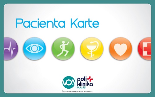Īpašie piedāvājumi ar pacienta karti VCA poliklīnikā "Pulss 5". Piedāvājums spēkā no 01.08.2020.-31.10.2020.